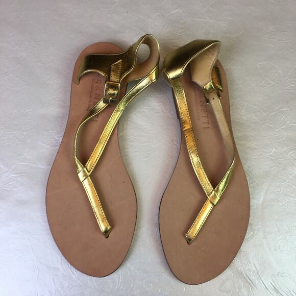 CorNETTI T-Strap Sandal Gold Size EU 37 - Picture 14 of 16